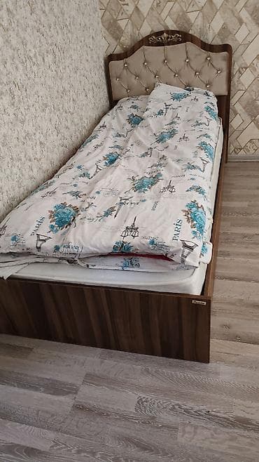 Təknəfərlik çarpayı, Bazalı, Matrassız, Siyirməsiz — 1