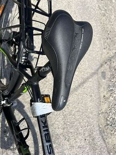 velesiped: Crossbike şəhər/tur tipli velosiped. Qara-yaşıl rəng kombinindədir və — 5