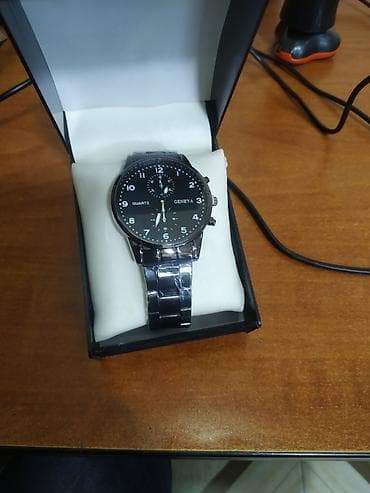 Klassik dizaynlı kişi qol saatı – Geneva, kvars mexanizm