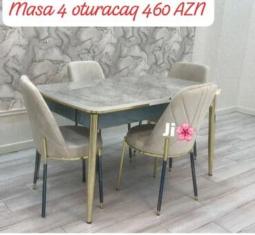 kuxna ucun stol stul: Mətbəx üçün, Yeni, Açılan, Kvadrat masa — 3