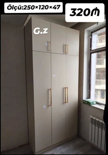 Açılan, 6 qapı Düz dolab, Qarderob, paltar dolabı lalafo.az -da Açılan, 6 qapı Düz dolab, Qarderob, paltar dolabı