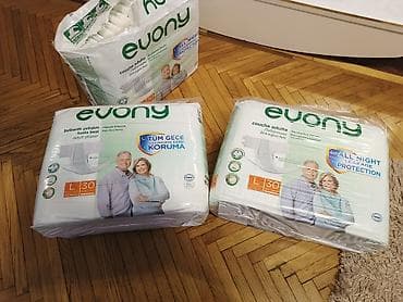 Digər tibbi məhsullar: Evony böyüklər üçün bez – L ölçü - Model: Evony - Ölçü: L (Large) – — 1