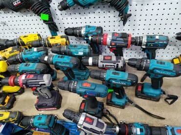 makita perforator: Müxtəlif brendlərin akkumulyatorlu vint açanlarının geniş çeşidi — 1