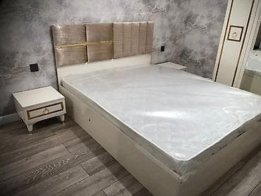 Двуспальная кровать, Комод, 2 тумбы, Шкаф, Турция, Новый — 3