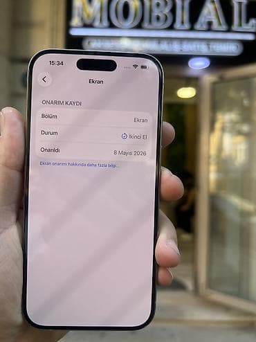 kredit iphone: IPhone 15 Pro, 256 GB, Natural Titanium, Zəmanət, Simsiz şarj, Face ID — 3