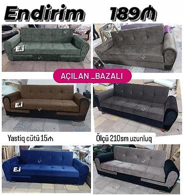 metbext stullari: Di̇van-kravat, Yeni, Açılan, Bazalı, Parça, Ödənişli çatdırılma — 1