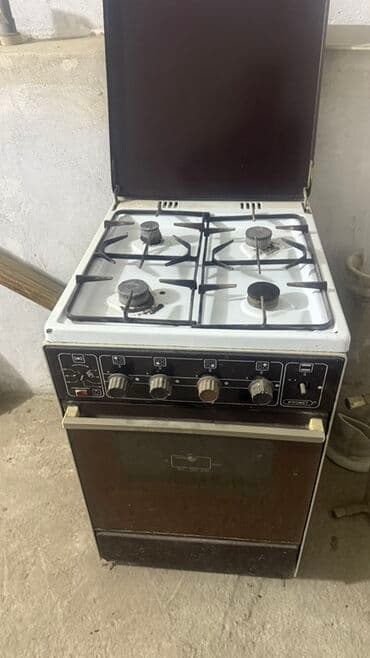 qaz sobasi ve qiymeti: Plitə Qarışıq, Ayrıca dayanan, 4 gözlü — 1