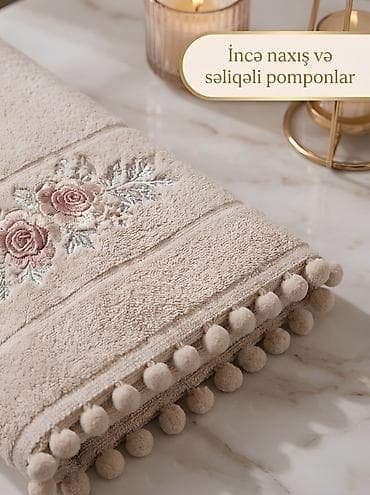desmal sixan: Nurpak dəsmallar – Zəriflik və rahatlıq bir arada - Material: 100% — 3