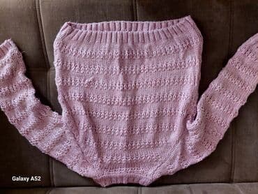 женские свитера из мохера: Sviter, One size, rəng - Çəhrayı — 2