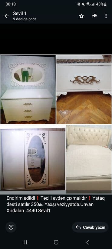 yatax desdi: Təknəfərlik çarpayı — 1