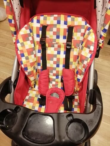 кресло для ребенка в машину: Qırmızı reng uşaq kolyaskası + Ana qucağı (maşın üçün oturacaq). Geniş — 2