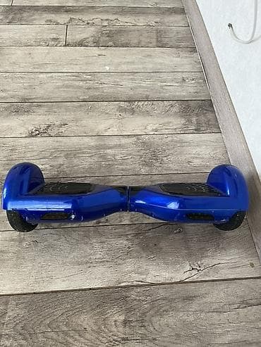 ucuz hoverboard: Heçbir prablemi yoxdu. Mavi rəngli balans skuter (hoverboard) - — 2