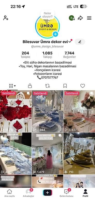 Xidmətlər: Bilesuvar “Ümrə Event & Design” – tədbir dekoru və dizayn — 1