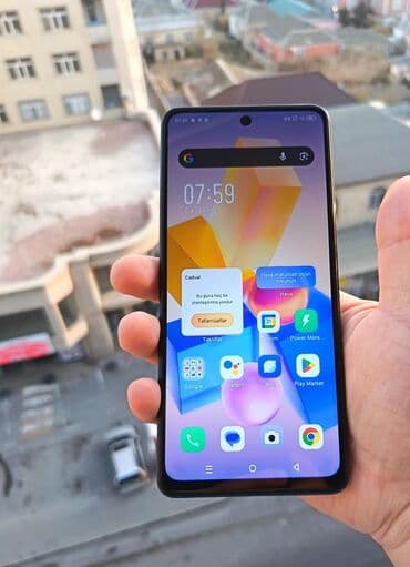 note 8 kabro: Infinix Note 40 Pro, 256 GB, rəng - Göy, Sensor — 3