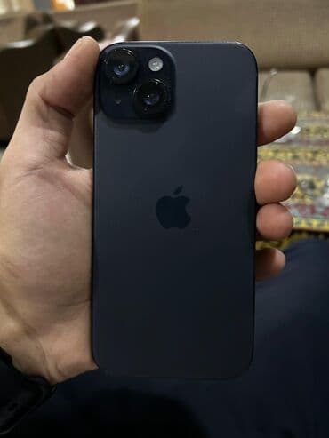 ayfon 14 ikinci əl: IPhone 15, 128 GB, Qara — 1