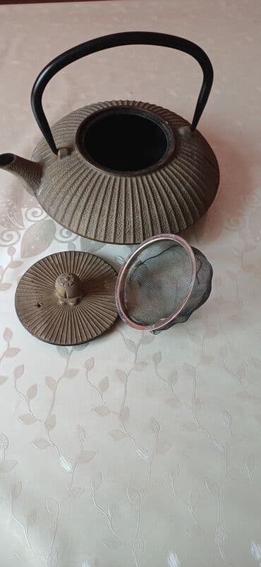 çay daşı: İşlənmiş, rəng - Boz, Dəm caydanı, Çuqun — 2