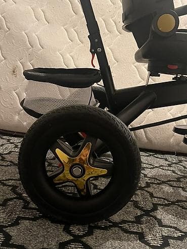 oyuncaq ekskavatorlar: Uşaq üçün 3 təkərli velosiped-araba (transformer) - 2-si arxada, 1-i — 3