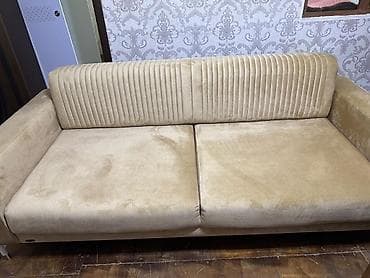 Divanlar: Divan, İşlənmiş, Açılan, Bazasız, Vеlur parça, Çatdırılma yoxdur — 3