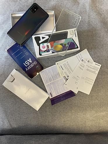 samsung a71 64 gb: Samsung Galaxy A51, 64 GB, rəng - Qara, Sənədlərlə — 3