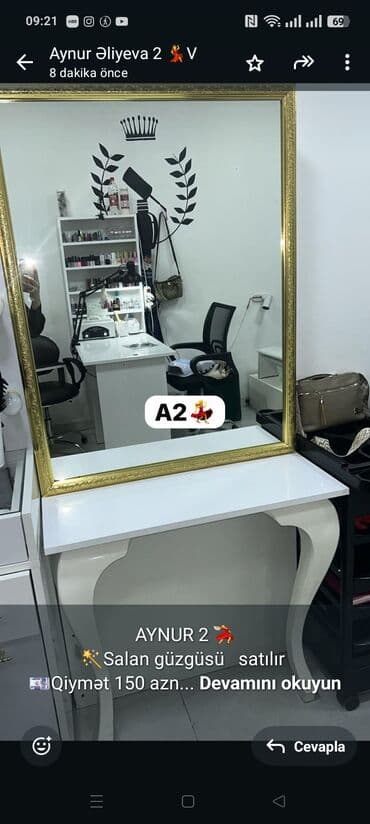 Digər salon, tibbi mebel: Saş kəsimi üçün masa — 1