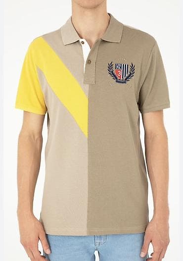 bts əşyalari: 11-12 yaş oğlan uşağı Kişi polo köynəyi – qısqol, yaxalıqlı, düyməli — 2