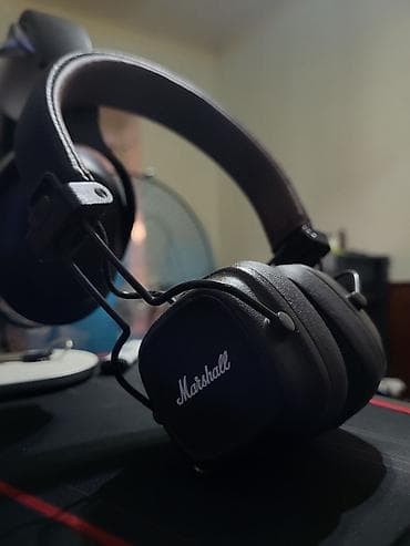 Yeni Simsiz (Bluetooth) Qulaqcıqlar, Marshall, rəng - Qəhvəyi