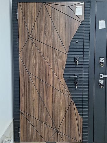 Mənzil üçün Yeni Giriş qapısı 90x205 sm Glazok ilə, Zəmanətli, Ödənişli quraşdırma, Ödənişli çatdırılma