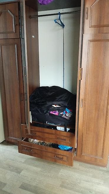 himalay duzu: 4 qapılı, Güzgülü, Qəhvəyi, Taxta, Açılan, Düz dolab — 3