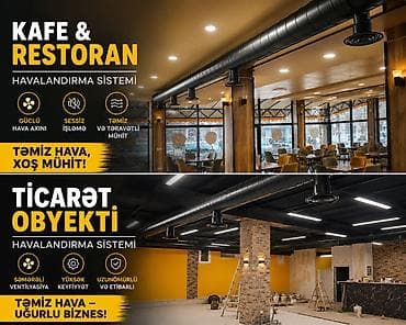 Kafe, restoran və ticarət obyektləri üçün peşəkar havalandırma sistemi — 1