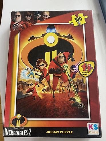 mutfaq oyuncaqları: Disney Pixar “Incredibles 2” pazlı – KS Puzzle - 100 parçalı jigsaw — 1