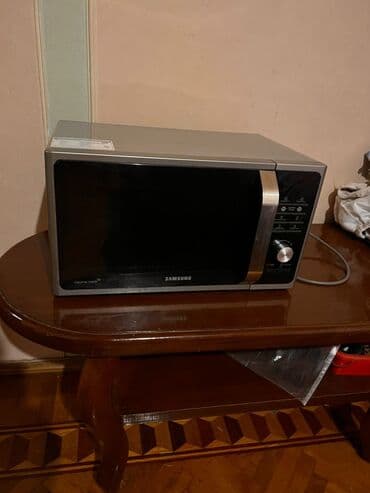 печка сапог: Микроволновка Samsung, Отдельностоящая, С микроволнами, цвет - Серый — 4