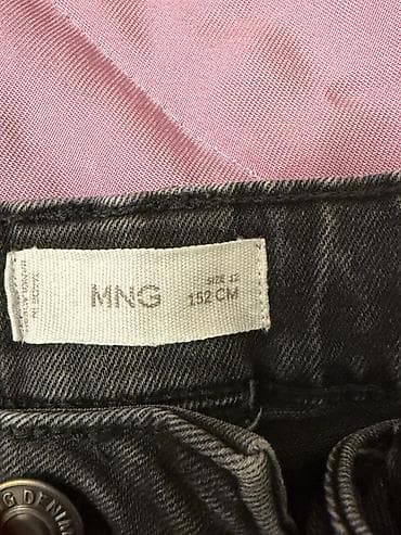 kişi şortları: MNG (Mango) uşaq/cavan şort cinsi - Rəng: tünd boz/kömür rəngi - Ölçü — 2