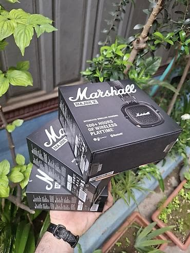hoco qulaqlıq: Marshall major v Originaldir barkoddarı şəkildə var. Qüsur olarsa — 2