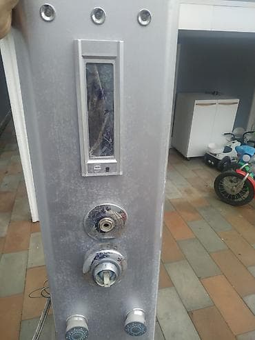 Dekorativ divar panelləri: Duş kabin temir — 9