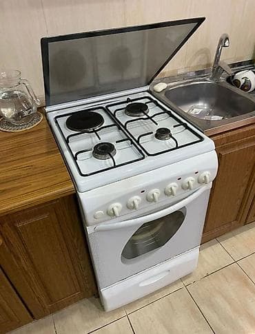 Qarışıq sobası Ayrıca dayanan, 4 gözlü