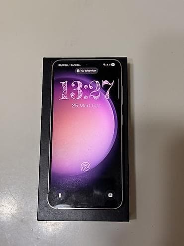 Samsung Galaxy S23, 128 GB, rəng - Bənövşəyi, Barmaq izi, Simsiz şarj, İki sim kartlı