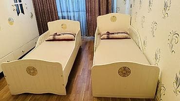 qız və oğlan şəkilləri: Oğlan və qız üçün, 2 təknəfərlik çarpayı — 7