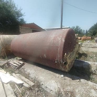 ev bitkisi: Sənaye metal çəni – üfüqi silindrik tip - Material: qalın divarlı — 4