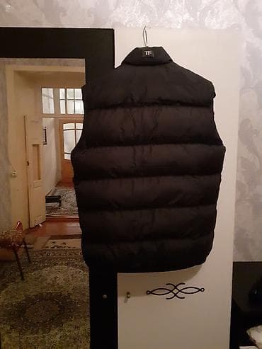 pull bear kurtka: Jilet, Tom Ford, XL, rəng - Qara — 3