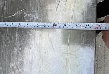 Paslanmayan poladdan 3 rəfli iş masası/rəf sistemi - Material: 304 — 7