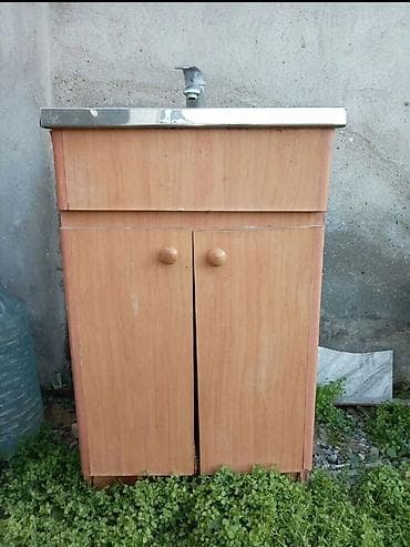 Mətbəx üçün lavabo dəsti - Üst hissə: paslanmayan polad kvadrat/kub