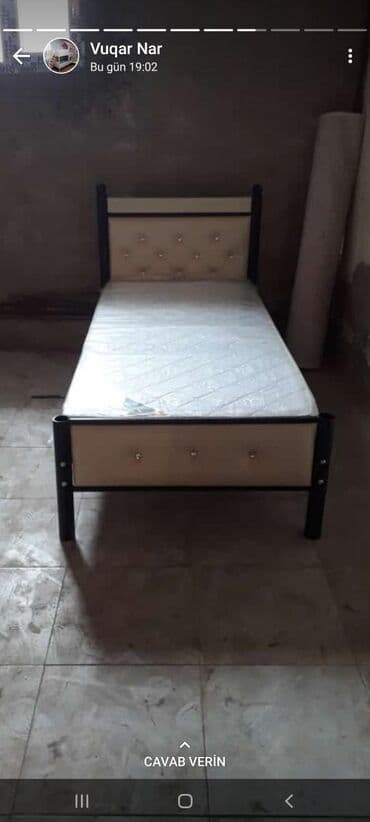 Çarpayılar: Yeni, Təknəfərlik çarpayı, Bazasız, Matras ilə, Siyirməsiz, Azərbaycan — 11