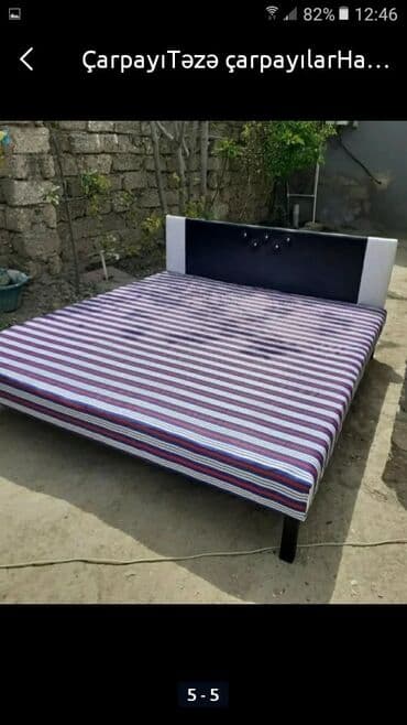 Çarpayı təzə Hazırları var Çatdırılma var 1 nəfərlik 60 manat 2 — 1