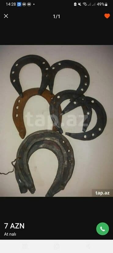 Dekorativ divar panelləri: Məhsul: At nalı Təsvir: - Dəmir materialdan U formalı at nalı - — 2