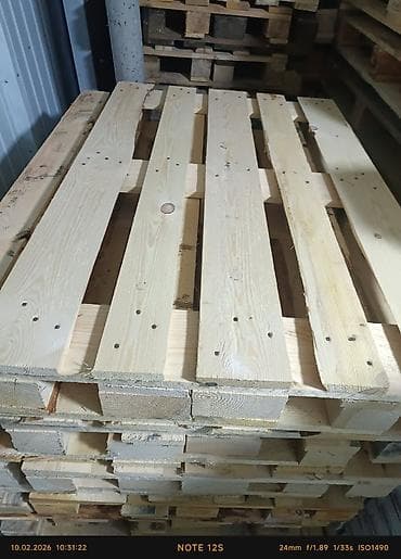 Pallet, 800 х 1200 sm, Ünvandan götürmə, Kredit yoxdur