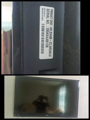 arcelik televizor: LG televizor satılır - Model: LG 42LS3400 (etiketdə: Product Code — 1