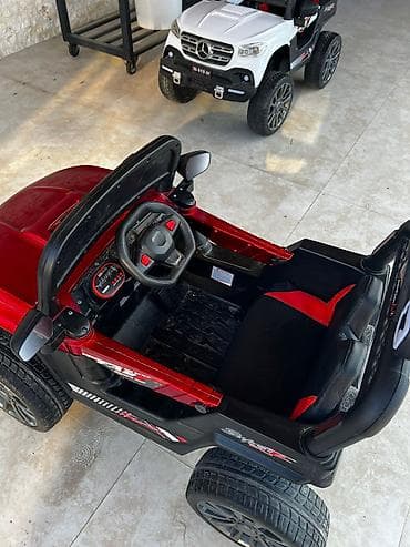 pullu loto oyunu: Uşaq elektrik maşını – qırmızı rəng, jeep üslubunda - Qiymət: 170 AZN — 3