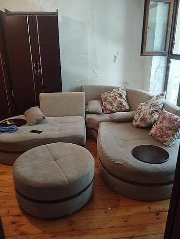 kreslo puff: Künc divan, Pufik, Bazasız, Açılmayan — 2