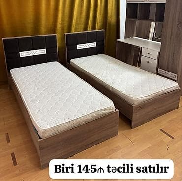 Perladan iki carpayı biri 145azn təcili satılır matras daxildi 210*95