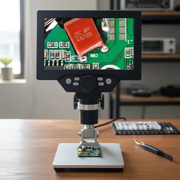 Rəqəmsal LCD mikroskop – lehimləmə, elektronika və zərgərlik işləri
